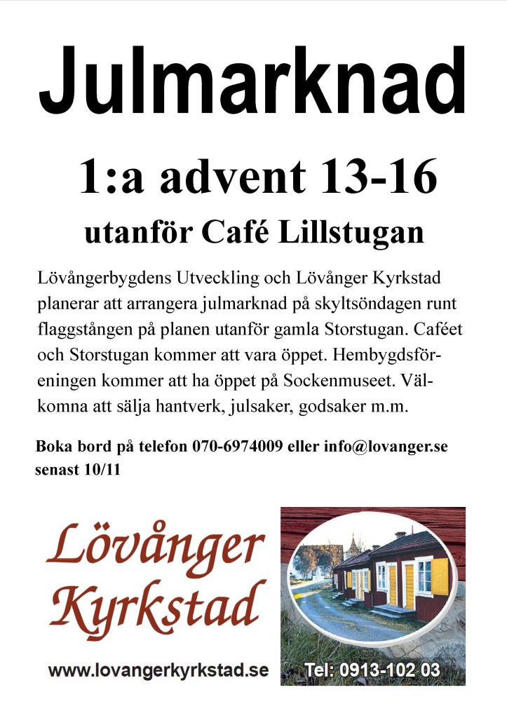 Julmarknad kyrkstan